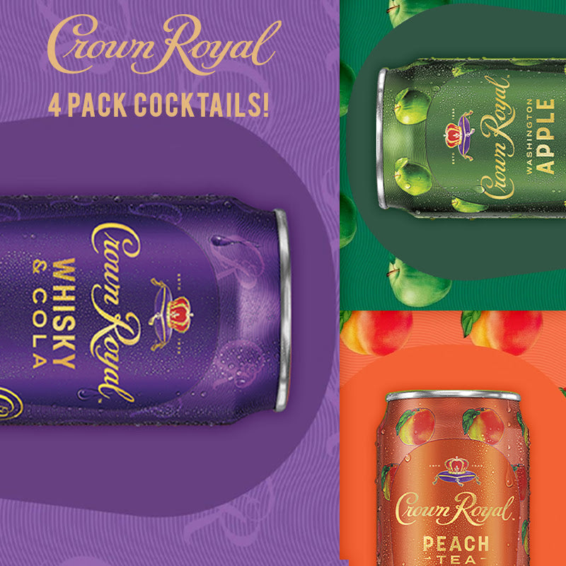 Crown Royal Whisky Canned Cocktail Variety pack