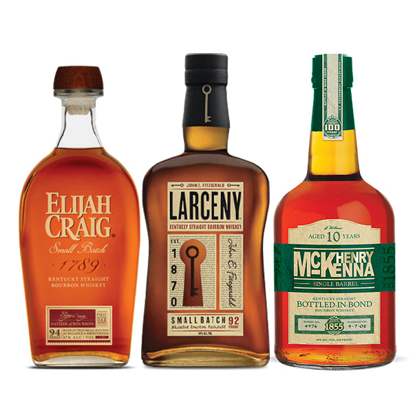 Henry McKenna + Larceny small batch + Elijah Craig Small-batch