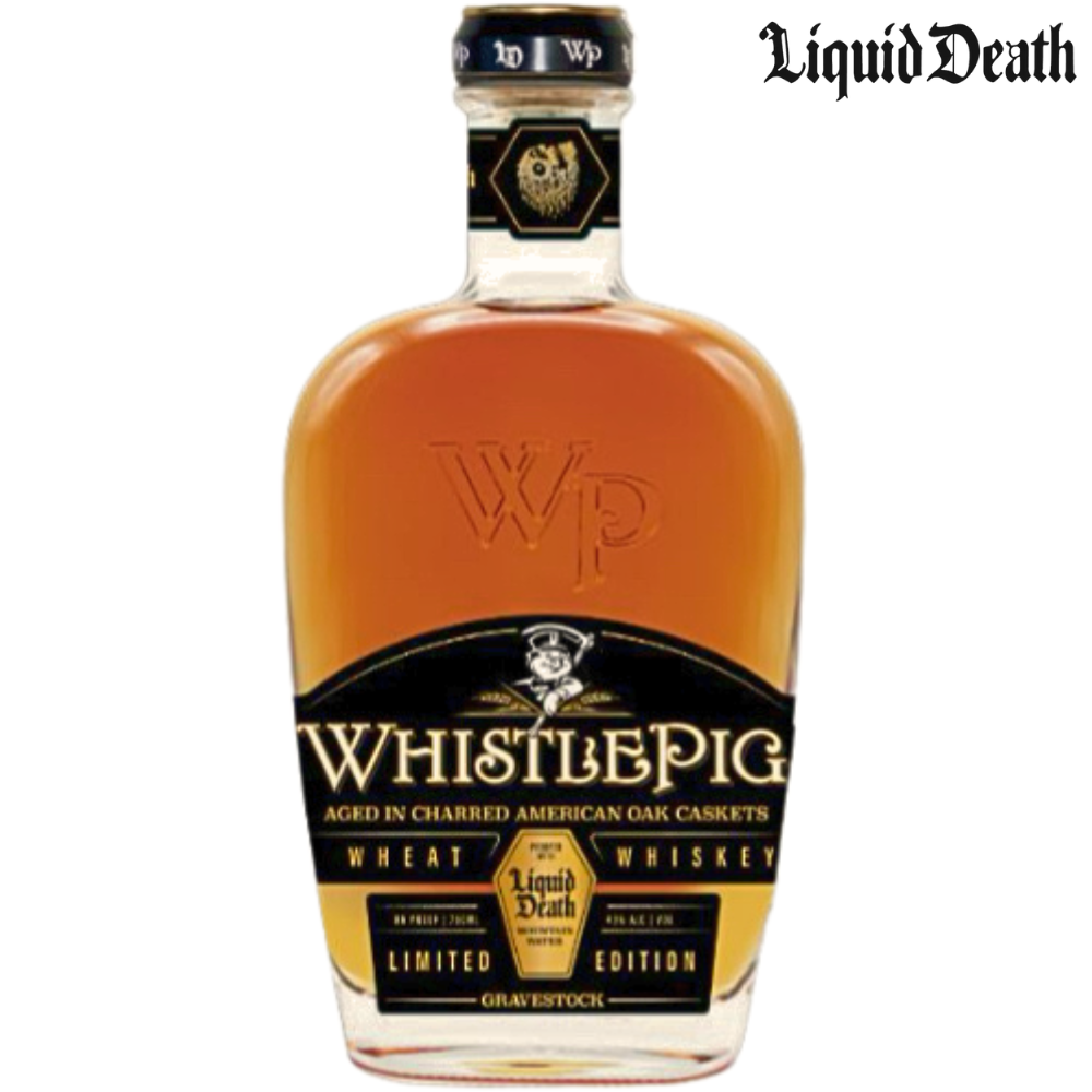 Whistlepig X Liquid Death Gravestock Wheat Whiskey Limited Edition