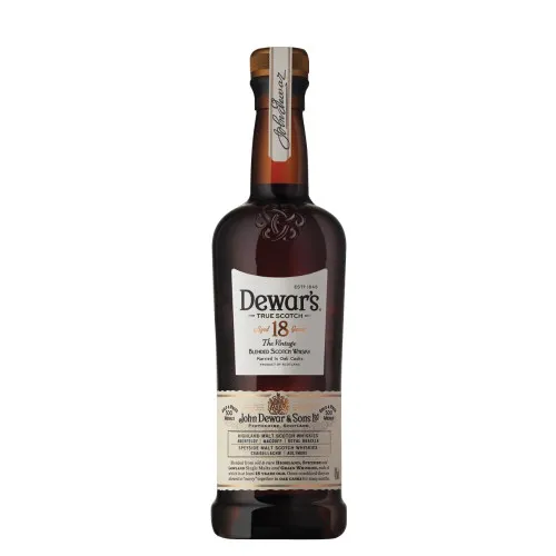 Dewars 18 Year Old Blended Scotch Whisky Best Collection