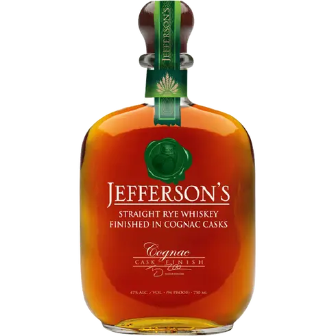 Jefferson’s Straight Rye Whiskey Cognac Finish 750ml