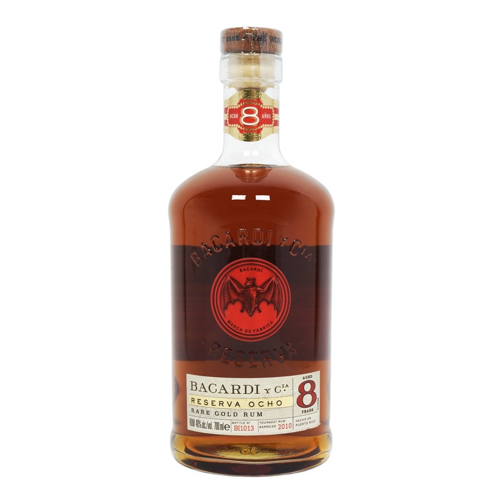 Bacardi Reserva Ocho 8 Year Old Rare Gold Rum
