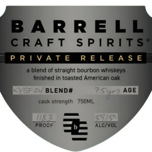 Barrell Craft Spirits Private Release #KYBF24 Blend of Straight Bourbon Whiskeys