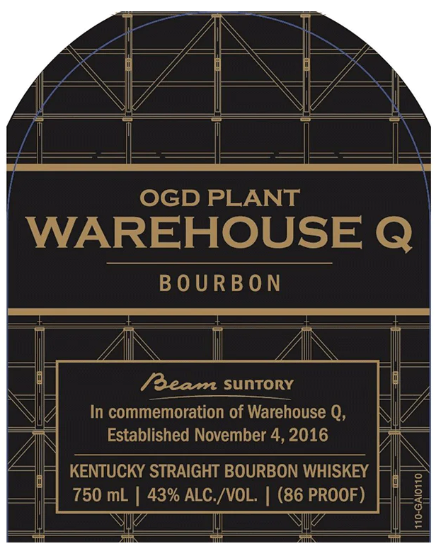 Beam Suntory OGD Plant Warehouse Q Kentucky Straight Bourbon Whisky