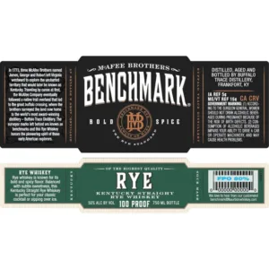 Benchmark Kentucky Straight Rye Whiskey