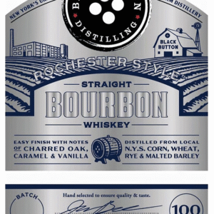 Black Button Rochester Style 6 Year Old Straight Bourbon Whisky