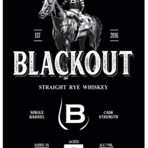 Blackout 7 Year Old Straight Rye Whisky