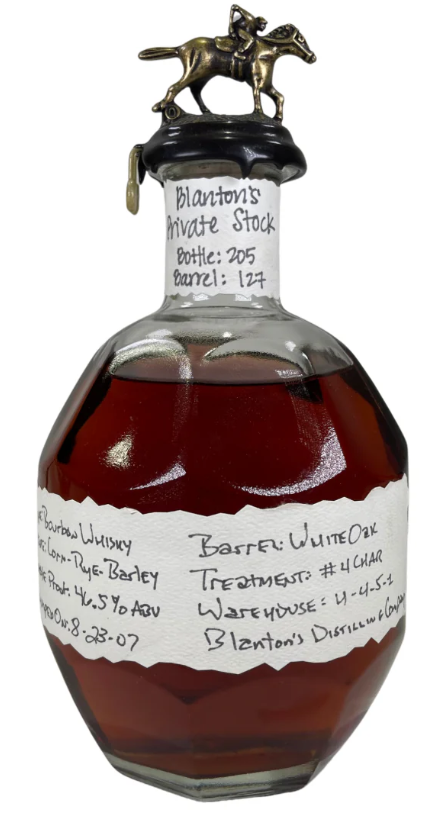 Blanton's La Maison du Whiskey Private Stock 2007 Bourbon Whiskey | 700ML