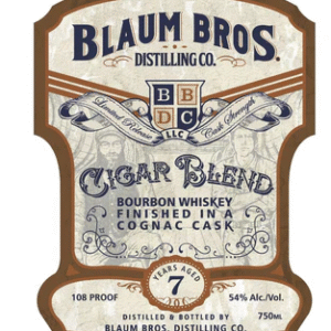Blaum Bros 7 Year Old Cigar Blend Finished in a Cognac Cask Bourbon Whiskey