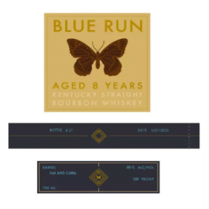 Blue Run Hat & Cattle 8 Year Straight Bourbon Whisky