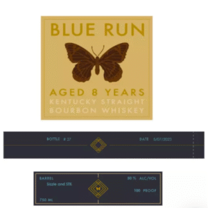 Blue Run Sizzle & STK 8 Year Straight Bourbon Whisky