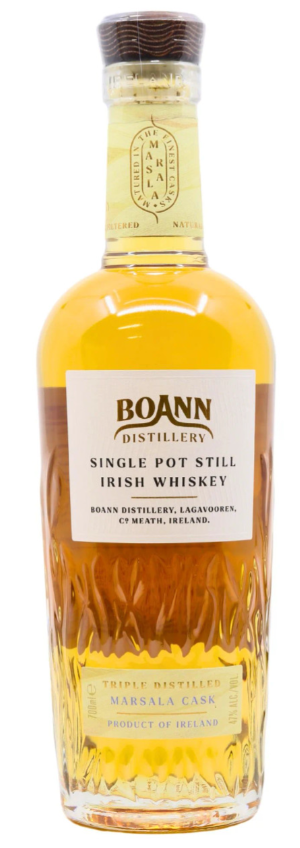 Boann Distillery Marsala Cask Single Pot Still Irish Triple Distilled Irish Whiskey | 700ML