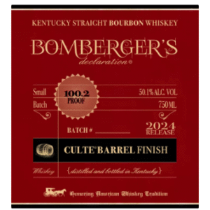 Bomberger’s Declaration 2024 Release Culte Barrel Finish Bourbon Whisky