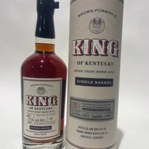 Brown Formans King of Kentucky 15 Year Single Barrel #23 Bottle 89 of 113 127.1 Proof 2022 Release