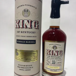 Brown Forman's King of Kentucky Single Barrel 18 Year Old 129.1 Proof Bottle 12 of 40 2022 Release Kentucky Straight Bourbon Whiskey