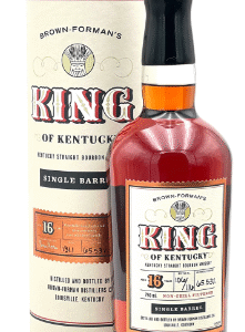 Brown Forman's King Of Kentucky Single Barrel 2023 Release Straight Bourbon Whisky