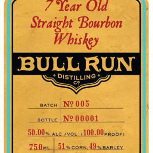 Bull Run 7 Year Old Straight Bourbon Whisky