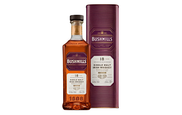 Bushmills | 18 Year Old | Single Malt Irish Whiskey | 700ML