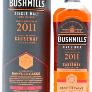 Bushmills Causeway Collection - Banyuls Wine Cask Finish 8 Year Old 2011 Vintage Single Malt Irish Whiskey | 700ML