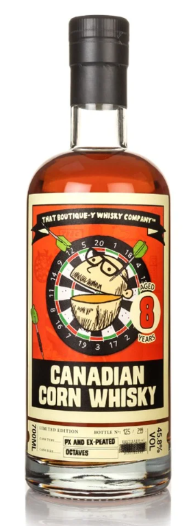 Canadian 8 Year Old Label Edition That Boutique-y Whisky Company Corn Whisky | 700ML