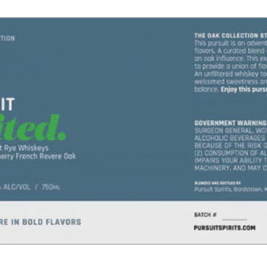 Cecil + Coleman Pursuit United Blend of Straight Rye Whiskies