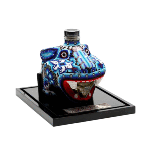 Chaquira Beaded Jaguar Blanco Tequila