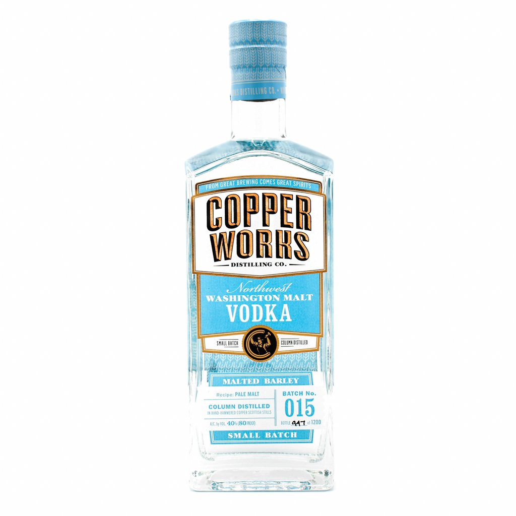 Copperworks Batch No. 15 Northwest Washington Malt Vodka