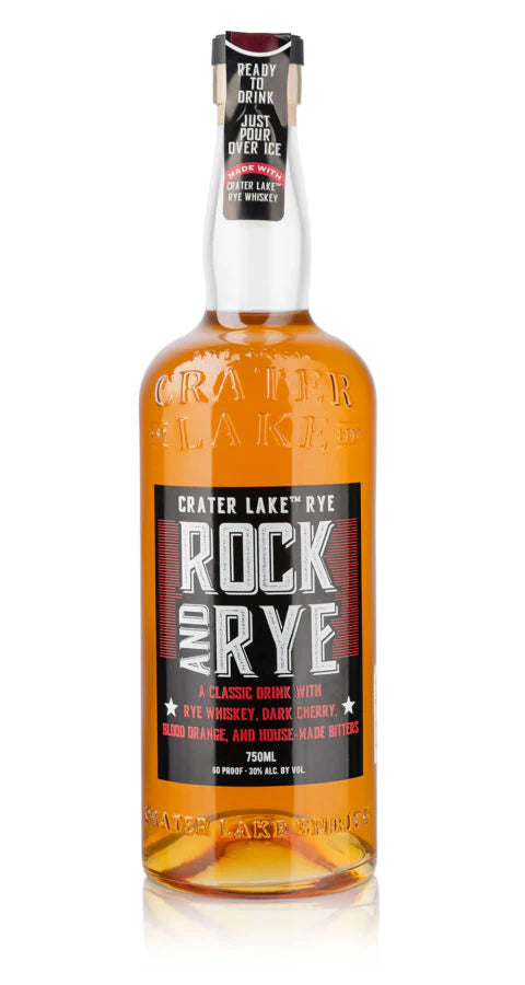 Crater Lake Rock and Rye Whiskey