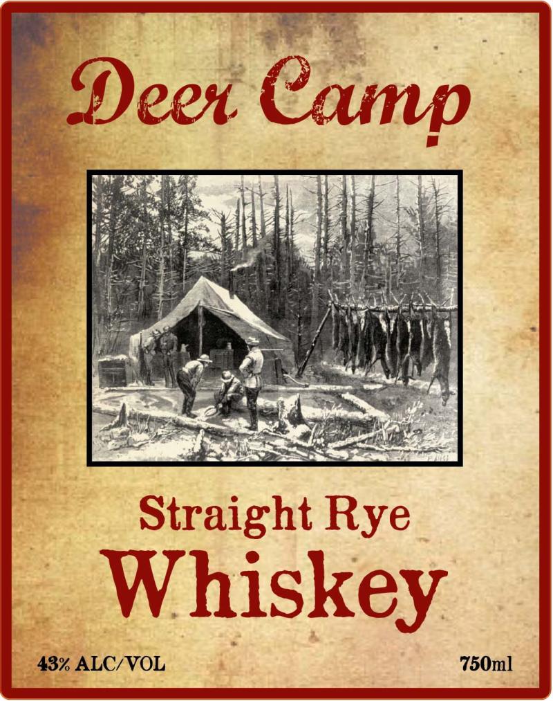 Deer Camp Straight Rye Whiskey