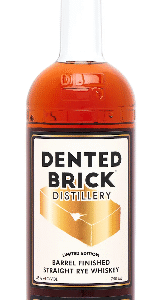 Dented Brick Distillery Barrel Finished Straight Rye Whisky