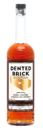 Dented Brick Distillery Barrel Finished Straight Rye Whisky