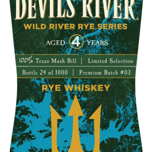 Devil’s River Wild River Rye Series 4 Year Old Rye Whisky