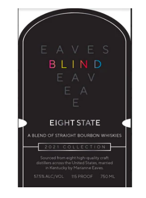 Eaves Blind Eight State Blended Straight Bourbon Whiskey