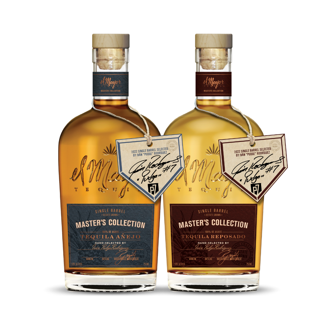 EL MAYOR | MASTERS COLLECTION | PUDGE RODRIGUEZ SINGLE BARREL | 2022 LIMITED EDITION | AÑEJO + REPOSADO BUNDLE **DRINK ONE/COLLECT ONE**