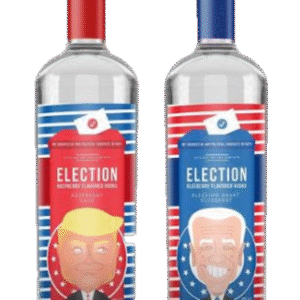 Election Spirits Vodka 2 Bottle Set (INCUMBENT & CHALLENGER) Trump vs Biden 2020