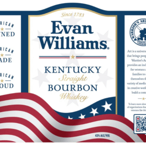 Evan Williams Warrior's Art Room Straight Bourbon Whiskey