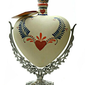 Grand Love Ceramic Heart Extra Anejo Tequila | 1.75L