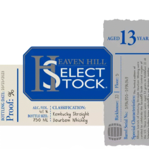 Heaven Hill 13 Year Select Stock Straight Bourbon Whisky