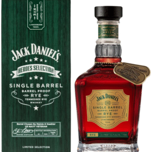 Jack Daniel's Heroes Selection Single Barrel Rye 2024 Release Tennessee Rye Whiskey