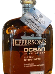 Jefferson's Ocean Aged At Sea Voyage 27 Cask Strength Single Barrel Straight Bourbon Whiskey