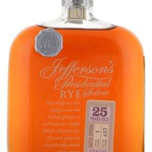 Jefferson's Presidential Select 25 Year Old Batch 1 Straight Rye Whiskey