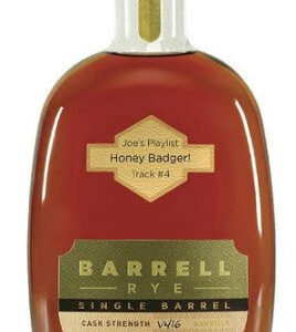 Joe's Playlist - Track #4 Honey Badger Barrell Canadian Rye Single Barrel Whiskey V416