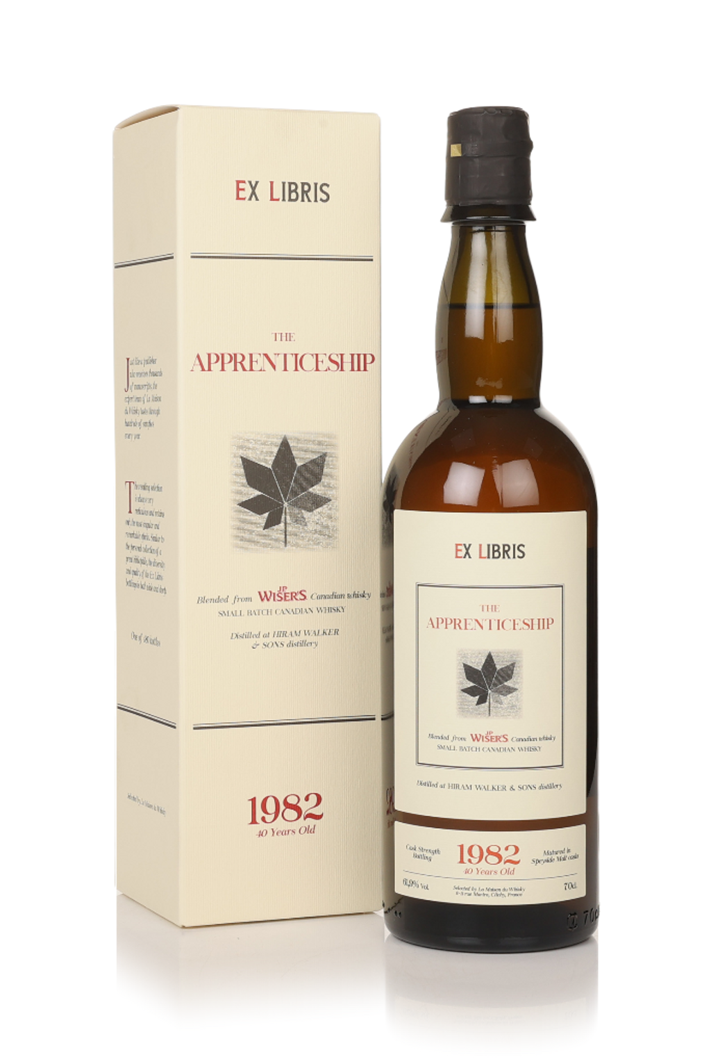 JP Wiser’s Ex-Libris The Apprenticeship Antipodes 1982 40 Year Old Blended Whisky | 700ML