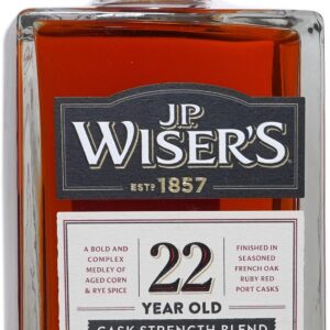 J.P. Wiser's 22 Year Old Cask Strength Canadian Whisky