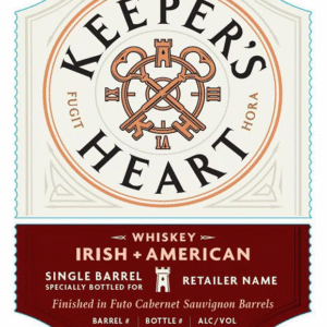Keeper’s Heart Irish + American Finished In Futo Cabernet Sauvignon Barrel Whiskey