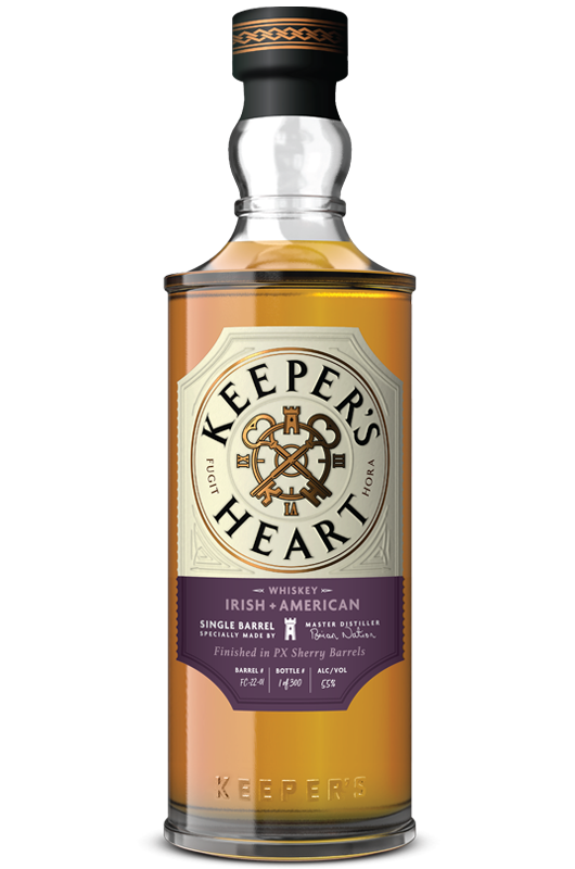 Keeper’s Heart Irish + American Single Barrel Finished In PX Sherry Barrels Whiskey