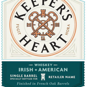 Keeper’s Heart Single Barrel Irish + American Finished In French Oak Barrels Whiskey