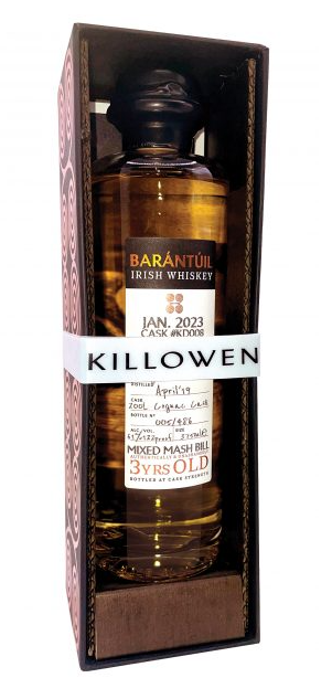 Killowen Barantuil White Cognac Cask Mixed Mash Bill Irish Whiskey | 375ML