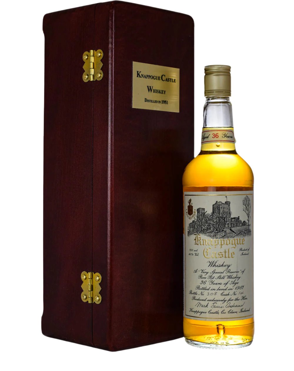 Knappogue Castle 36 Year Old Single Malt Irish Whiskey