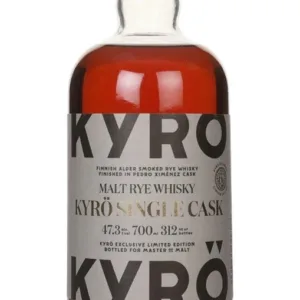 Kyro Single Cask Smoked Rye Finished in PX Cask Whisky | 700ML